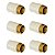 Kit 6 Conector Macho Transição Aquatherm 22mm X 3/4'' Tigre - Imagem 1