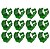 Kit 12 Abraçadeira Impacto P/ Cano Tubo 25mm 3/4'' Verde - Imagem 1