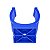 Kit 4 Abraçadeira Impacto P/ Cano Tubo 25mm 3/4'' Azul - Imagem 4