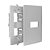 Conjunto Interruptor Simples Branco I9 10A 250V Ilumi - Imagem 2