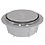 Ralo Click Inteligente Banheiro Redondo 10cm Branco Estrela - Imagem 1