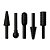 Kit Limas Rotativas Fresa P Madeira 1/4" 5 Peças Aço Bestfer - Imagem 1