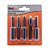 Kit Limas Rotativas Fresa P/ Aço 1/4" 5 Peças Aço Bestfer - Imagem 2