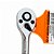 Chave De Catraca Reversível Aço 1/4" 153mm x 13,5mm Bestfer - Imagem 5