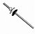 Kit 10 Haste Reta P/ Telha 5/16'' x 250mm C/ Porca Arruelas - Imagem 2