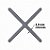 Kit 1000 Espaçador Cruzeta Juntapiso Azulejo 2,0mm Cortag - Imagem 3