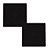 Kit 2 Protetor Ralo Anti Inseto Quadrado 150mm Preto PVC - Imagem 1