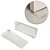 Kit 10 Aparador Trava Calço De Porta Silicone Transparente - Imagem 3