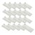 Kit 20 Aparador Trava Calço De Porta Silicone Transparente - Imagem 1