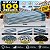 Kit 100 Haste Reta P/ Telha 1/4'' x 250mm C/ Porca e Arruela - Imagem 4