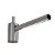 Sifão Copo Tubo Pia Lavatório 7/8'' 30cm Cromado Inox - Imagem 3