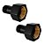 Kit 2 Tubete Curto 3/4'' DN20 Latão Conexão Hidrômetro - Imagem 1