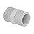 Niple/Nipel PVC Roscável 1.1/4'' Branca (32mm) Tigre - Imagem 1