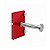 Kit Banheiro 5 Peças Acessórios Vermelho Vidro 8mm - Imagem 5