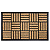 TAPETE FIBRA COCO QUADRADOS 45x75cm - Imagem 1