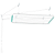 VARAL TETO MONACO AÇO BRANCO 1m X 0,56cm (11200) - Imagem 2
