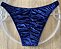 Sunga Bodybuilder Veludo Azul Marinho C/costura no glúteo - Padrão NPC - Imagem 2