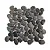 Seixo Telado Importado Preto 30x30 ( preço/ placa) - Imagem 2