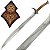 Espada Orcrist de Thorin Senhor Dos Aneis Em Aço - Imagem 11