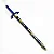 Espada The Legend of Zelda Azul Master Sword - Réplica em Em Aço - Imagem 4
