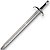 Espada Decorativa Jon Snow Game Of Thrones Garra Longa Em Aço - Imagem 3