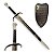Espada Decorativa Jon Snow Game Of Thrones Garra Longa - Imagem 1