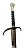 Espada Decorativa Jon Snow Game Of Thrones Garra Longa - Imagem 2