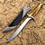 Mini Espada Hobbit Orcrist Thorin Oakenshield W Scabbard - Imagem 2