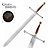 Espada Game Of Thrones Eddard Stark Gelo Medieval - Imagem 6