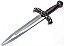 Espada Adaga Medieval 50cm Ordem Templaria Cruzadas - Imagem 2