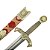 Espada King Arthur Cavaleiro Templário Adaga - Imagem 1