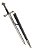 Espada Decorativa Anduril Narsil Aragorn Senhor Dos Anéis c/ Bainha - Imagem 6
