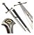 Espada Decorativa Anduril Narsil Aragorn Senhor Dos Anéis c/ Bainha - Imagem 1