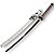 Espada Katana Decorativa Com bainha Em Aço - Imagem 1