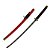 Espada Katana Touken Ranbu Kashuu Kiyomitsu Cosplay Oriental - Imagem 1