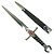 Adaga Medieval Templária Espada Decorativa Aço Inox c/bainha - Imagem 1