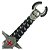 Adaga Medieval Templária Espada Decorativa Aço Inox c/bainha - Imagem 4
