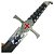 Adaga Medieval Templária Espada Decorativa Aço Inox c/bainha - Imagem 5