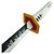 Espada Katana Demon Slayer Giyu Tomioka Geek Cosplay - Imagem 1