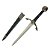 Adaga Espada Edward Black Prince Medieval Decoração Coleção - Imagem 1