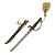 Agada Punhal Inglês Espada Medieval Decoração Coleção - Imagem 1
