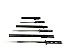 Kit Katana Wakizashi Tanto Reta Decorativa c/Suporte - Imagem 2