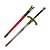 Espada Fate Grand Order Saber Lily Excalibur Sword RPG Game - Imagem 2