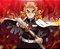 Katana Rengoku Nichirin da Chama Espada Demon Slayer em Aço - Imagem 8