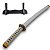 Espada Katana Samurai Anime Demon Slayer Zenitsu Agatsuma Em Aço - Imagem 8