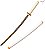 Espada Katana Samurai Anime Demon Slayer Zenitsu Agatsuma - Imagem 1