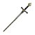 Espada Medieval Rei Davi - Rei Salomão Suporte Parede - Imagem 1
