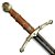 Espada Templaria Sagrada Cruzadas 113cm Suporte De Parede - Imagem 4