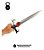 Mini Espada Justiceira Com Base Lion Thundercats Visão - Imagem 5