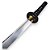Espada Katana Fulltang Com Mekugi Treinos E Katas Nobunaga - Imagem 1